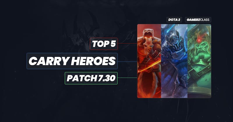 DOTA 2: The Top 5 Carry Heroes In DOTA 7.30