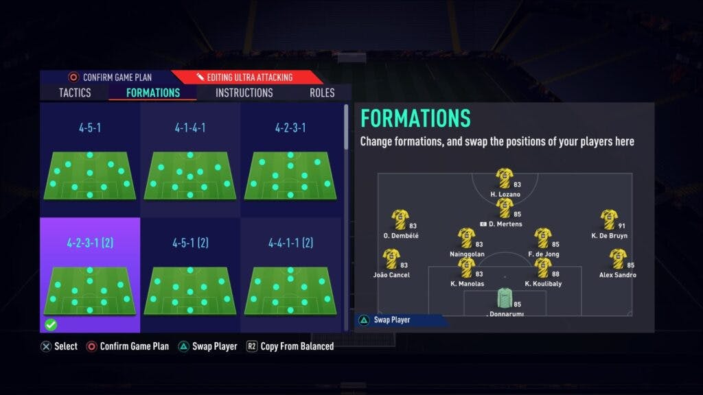 The Top 5 Most Effective Formations In Fifa 21