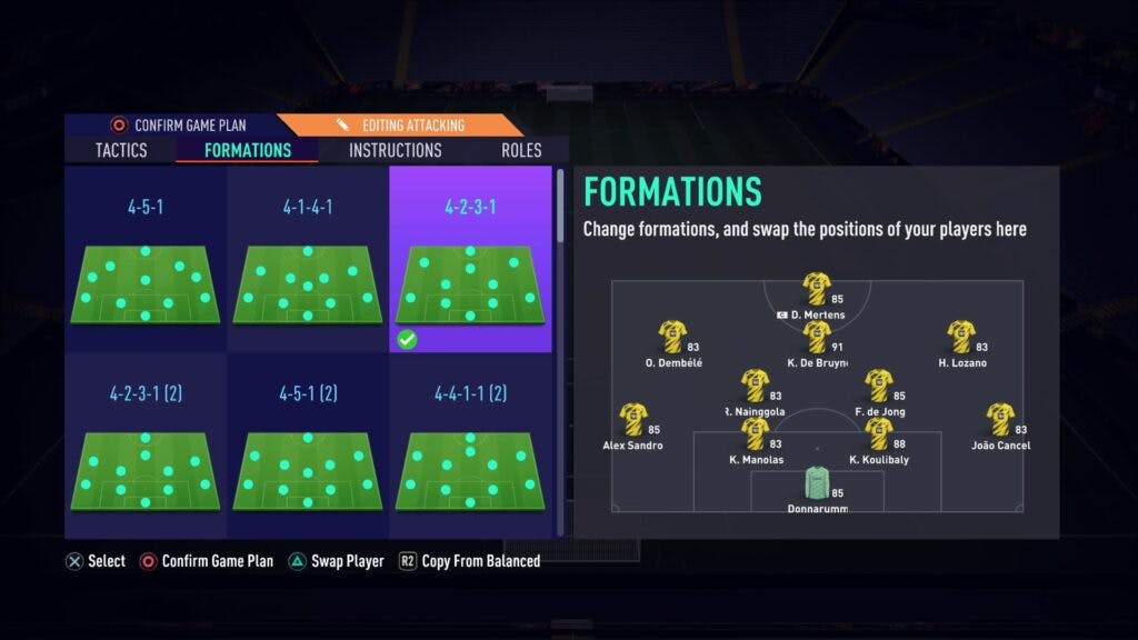 The Top 5 Most Effective Formations In Fifa 21